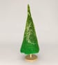 Felted Christmas tree decoration - bright greens - Image 3