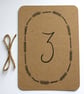 Woodland wedding table numbers - Image 3
