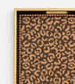 Large grey statement tray with leopard print design  - Image 5