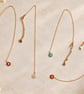 Minimalist Daisy Necklace – Stainless Steel - Red, Lilac, White or Turquoise - Image 5