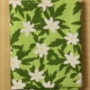 Wood anemone spring flower fabric fat quarter