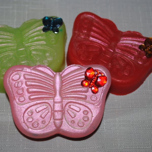 butterfly shaped soap 