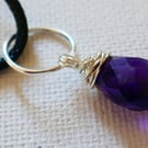 Amethyst Drop Pendant
