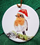 Christmas Robin Tree Ornament - Image 2