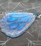 Blue Morpho Butterfly Wing Earrings: Resin Dangle, 925 Silver - Image 9
