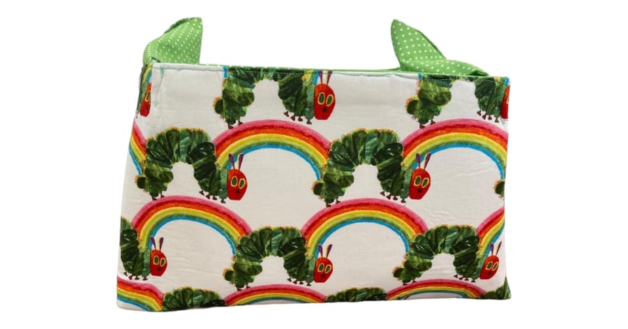 Handy Kids Storage Toy Box Hungry Caterpillar with pull along handles