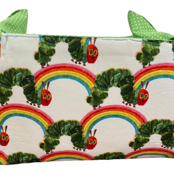 Handy Kids Storage Toy Box Hungry Caterpillar with pull along handles