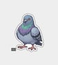 Funny Die Cut Vinyl Sticker - Pigeon