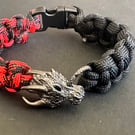 Shadowflame Paracord Bracelet – Dragon Edition