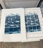 Mevagissey, Cornwall two-colour A3 linocut screen-print - Image 5