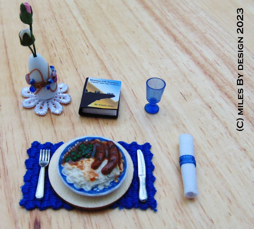 1:12 Scale Dinner for One Set