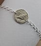 Chicken Engraved Sterling Silver Coin Bracelet - Image 9