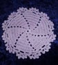 Lavender Crochet Doily - Image 1