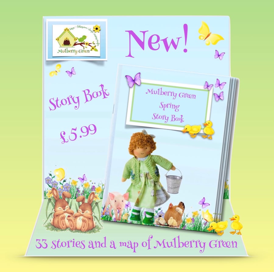 Reserved for Ann- Mulberry Green Spring Story Book
