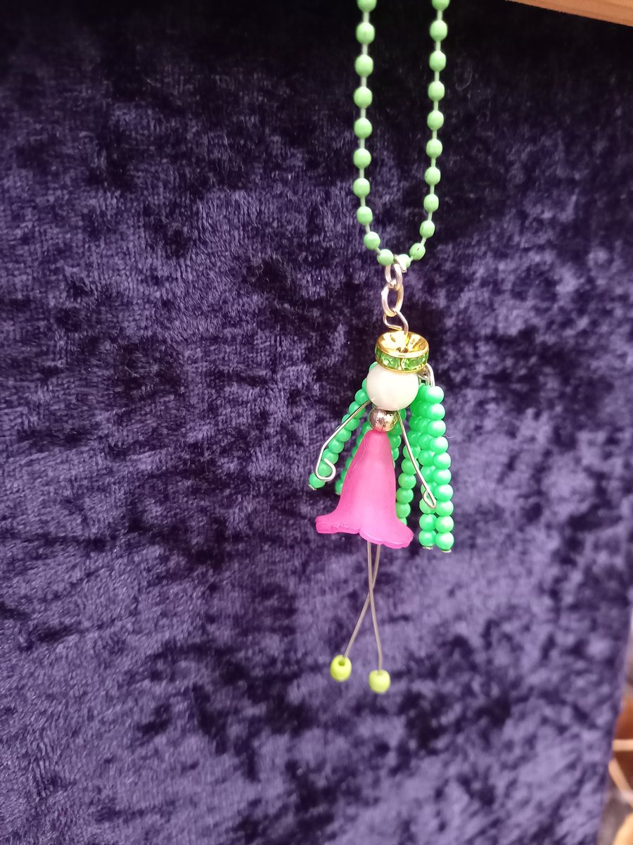 Little lady bag charm