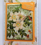 Thinking of You White Flowers Bush Sympathy Get Well 3D Luxury Handmade Card - Image 1