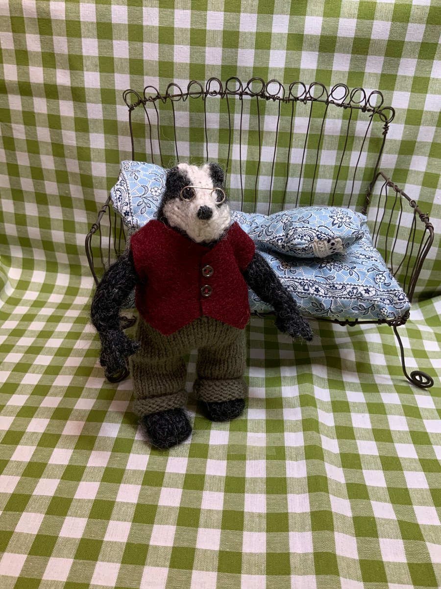 Badger Doll - Dot Pebbles Pattern - SALE!