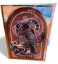 “Fantastic Friend” Steampunk Owl Card - Image 3