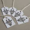reindeer christmas gift tags