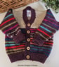 Designer Jaeger Merino Wool Baby Cardigan 9-18 months size 