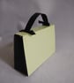 Lime and Liquorice Argyle Embossed Handbag Style Gift Bag  - Image 4
