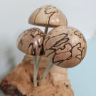 Toadstool Sculpture on Sycamore