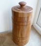 OAK BISCUIT BARREL - Image 1