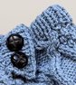 Hand Knitted Cable Pattern Jumper In Wool Blend Yarn - Fits Age 6-12 months - Image 6
