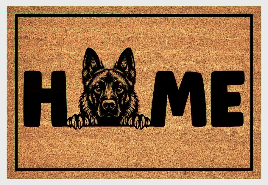 Belgian Malinois Door Mat No.4 - Belgian Malinois Welcome Mat - 3 Sizes