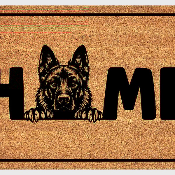 Belgian Malinois Door Mat No.4 - Belgian Malinois Welcome Mat - 3 Sizes