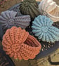 Ammonite basket, crochet shell, home decor, plant holder, nautilus, fossil - Image 9