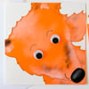 Handmade Fox Greeting Card