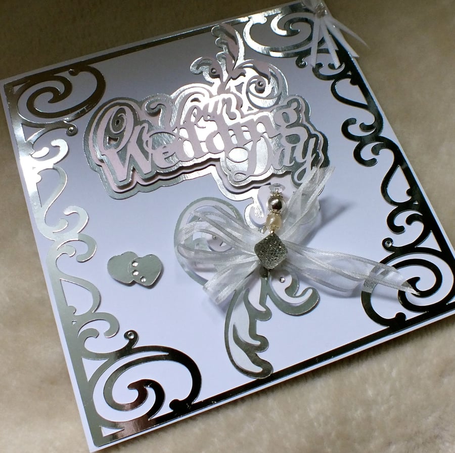 Luxury Handmade Wedding Card