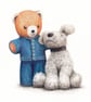 Greetings card - blank - Teddy Bears No.2 - Image 2