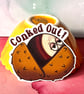 Die Cut Glitter Sticker - Conked Out