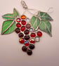 Unique Handmade 3D-Stained Glass Grapevine Suncatcher (D) - Image 4