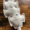 Handmade velvet Ghost Cat toy