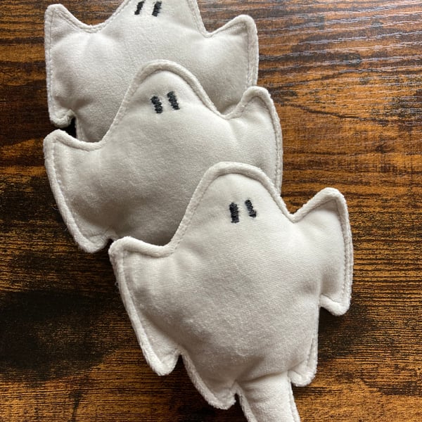 Handmade velvet Ghost Cat toy