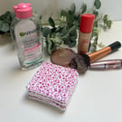 Reusable Bamboo Towelling Face Pads Pack of 7 - Pink Floral