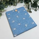 Handmade Padded Book Bag:  Seagull Book Cover, Book Protector
