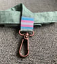 Green writing 100% Cotton Lanyard - Image 6
