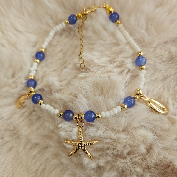 Coastal Starfish Anklet 