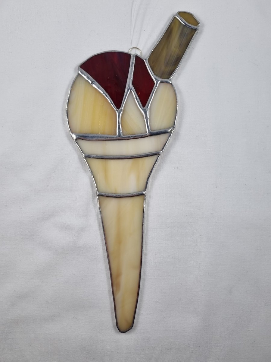 526 - Ice cream cone - handmade hanging decoration.