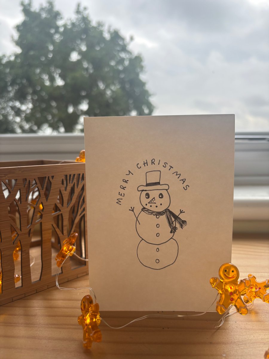 Snowman card