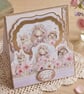 Luxury Stepper Card for Someone Special. Floral Fairy Keepsake Card