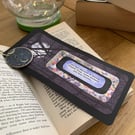 Handmade Horror Fiction Fan Bookmark King Koontz Herbert homage Hanging Ornament