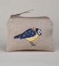 Purse Coin Cosmetic Camera Accessory Blue Tit Nature Bird  - Image 5