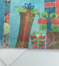 Stockings and gifts Happy Christmas card - Image 6