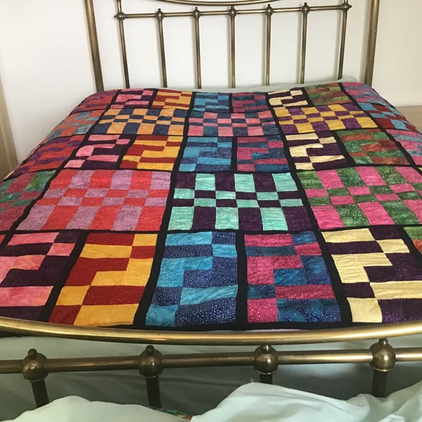 Handstitched Patchwork Quilt