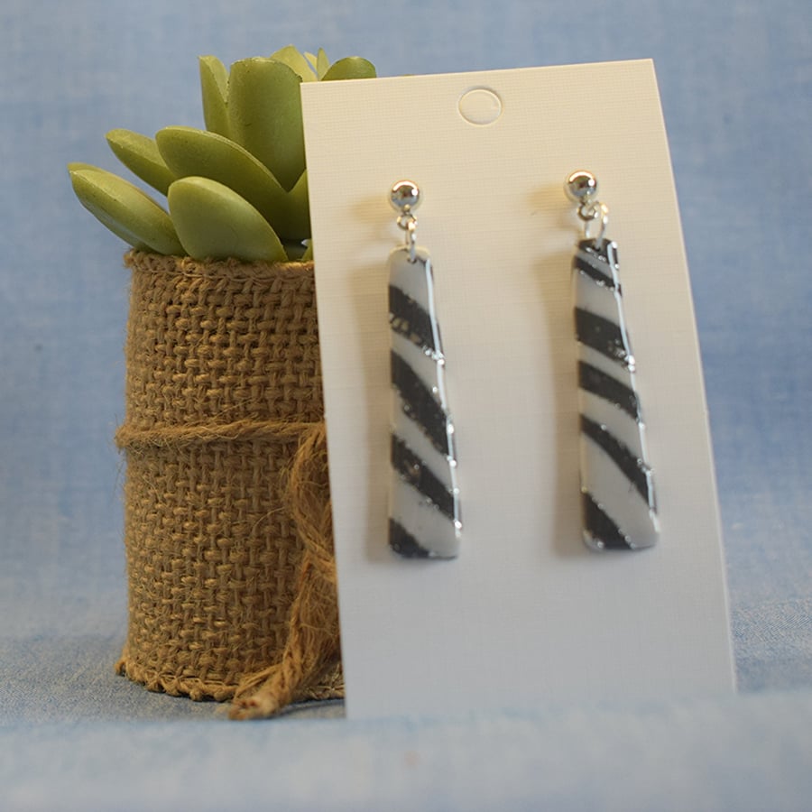 Minimalist Bar Drop Earrings